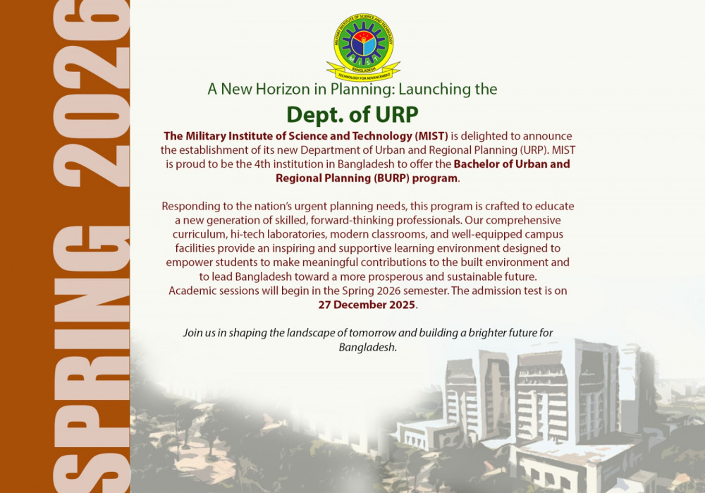 A New Horizon in Planning: Launching the Department of URP